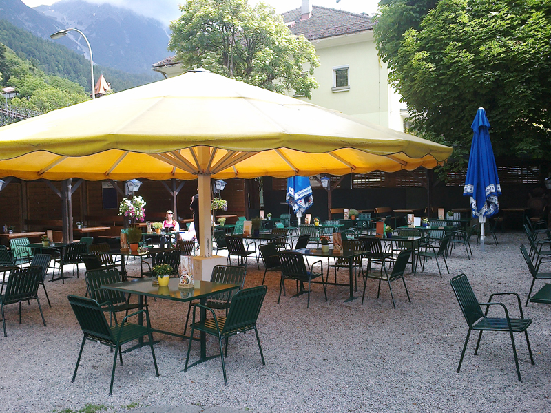Biergarten Restaurant Panorama Innsbruck