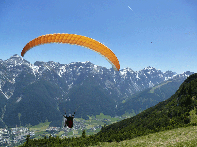 Gleitschirmflug Innsbruck