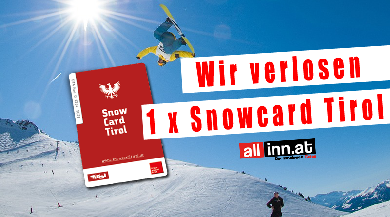 Gewinnspiel: Snowcard Tirol 2016/2017