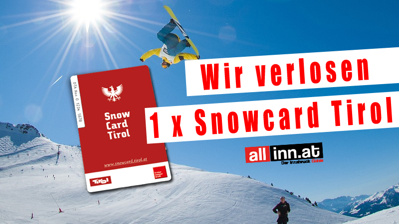 Gewinnspiel: Snowcard Tirol 2016/2017