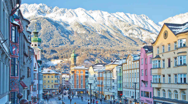 Innsbruck Innenstadt im Winter